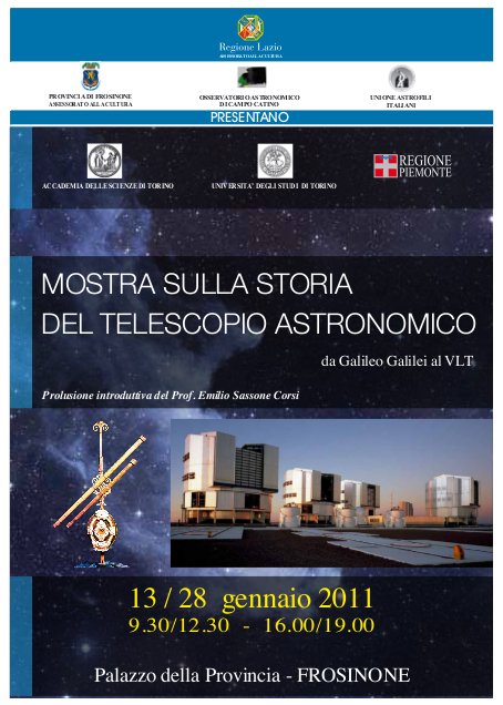 Mostra sulla Storia del Telescopio Astronomico