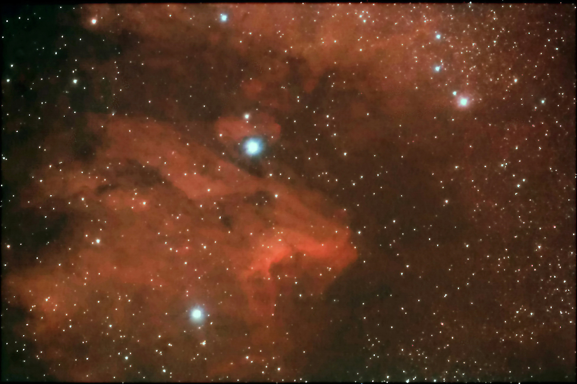 Nebulosa Pellicano in Cigno con APO da 102 mm